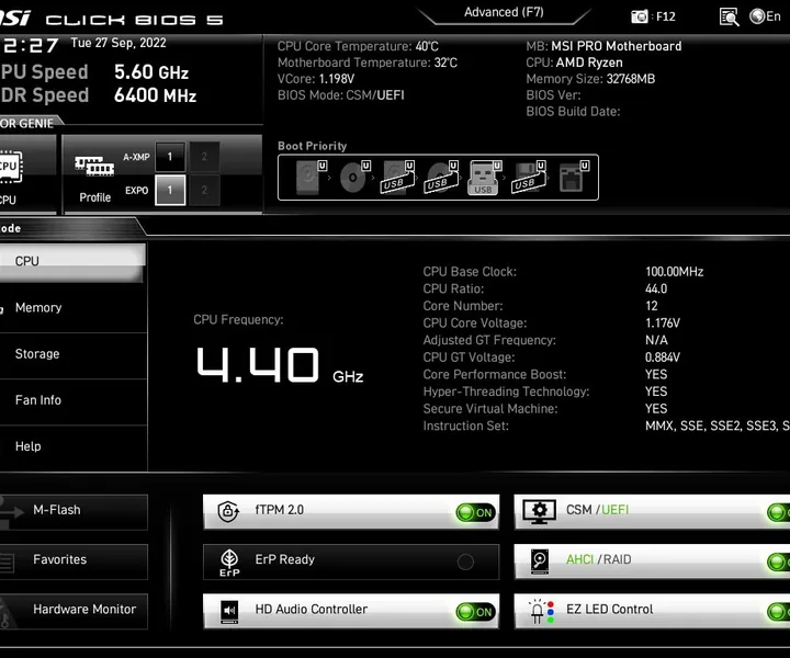 Click BIOS 5