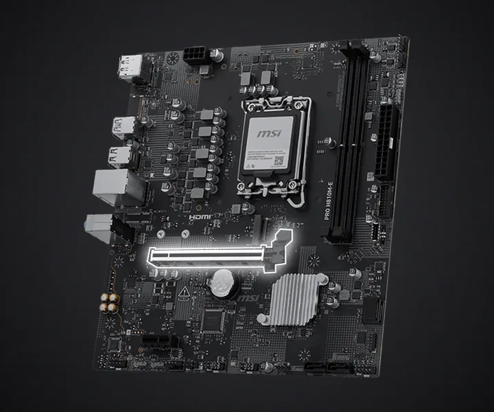 PCIe 5.0 con Steel Armor