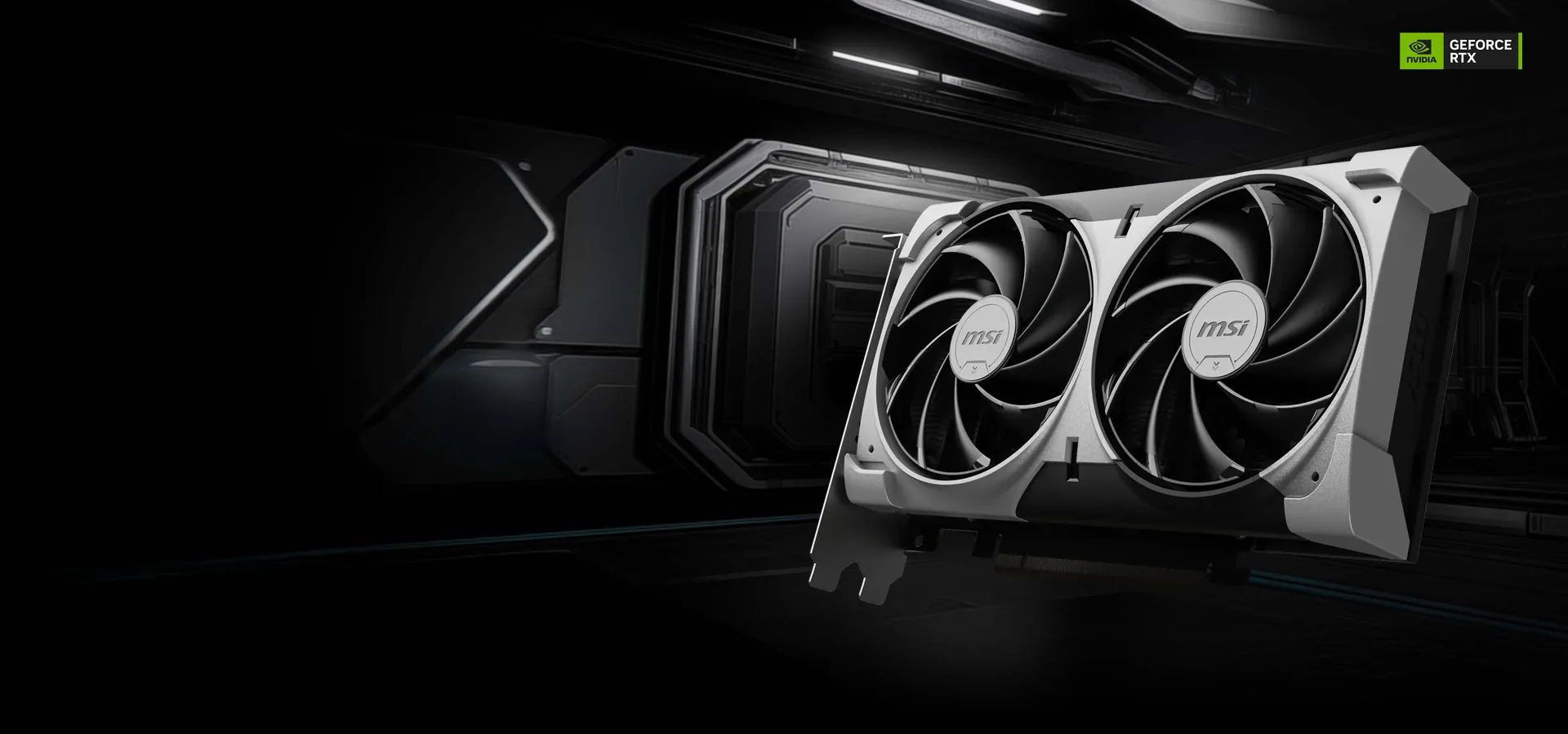 Placa de video MSI GeForce RTX 5060 8G VENTUS 2X OC con doble ventilador