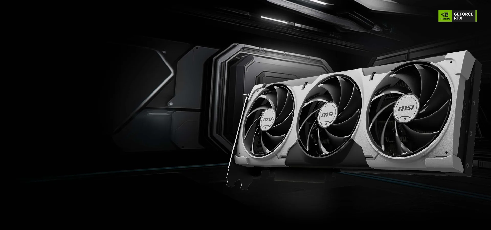 Placa de video MSI GeForce RTX 5060 8G VENTUS 3X OC con triple ventilador