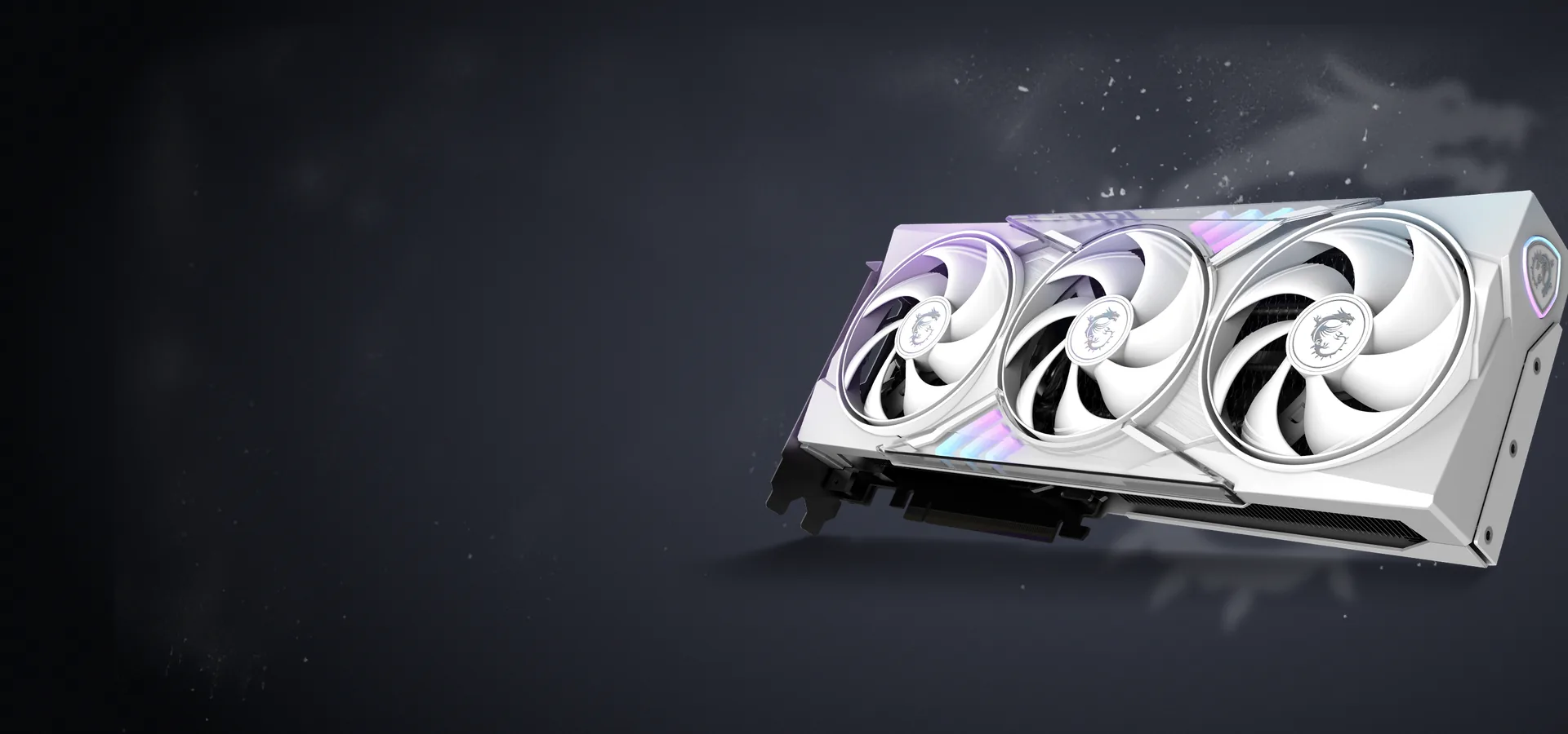 Placa de video MSI GeForce RTX 5060 Ti 8G GAMING TRIO OC WHITE, blanca con triple ventilador