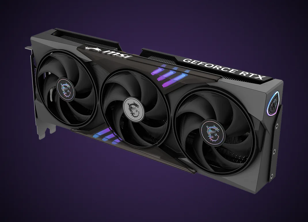 MSI RTX 5060 Ti GAMING TRIO de frente