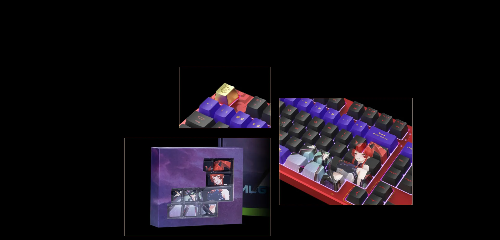 Set de keycaps MLG incluido