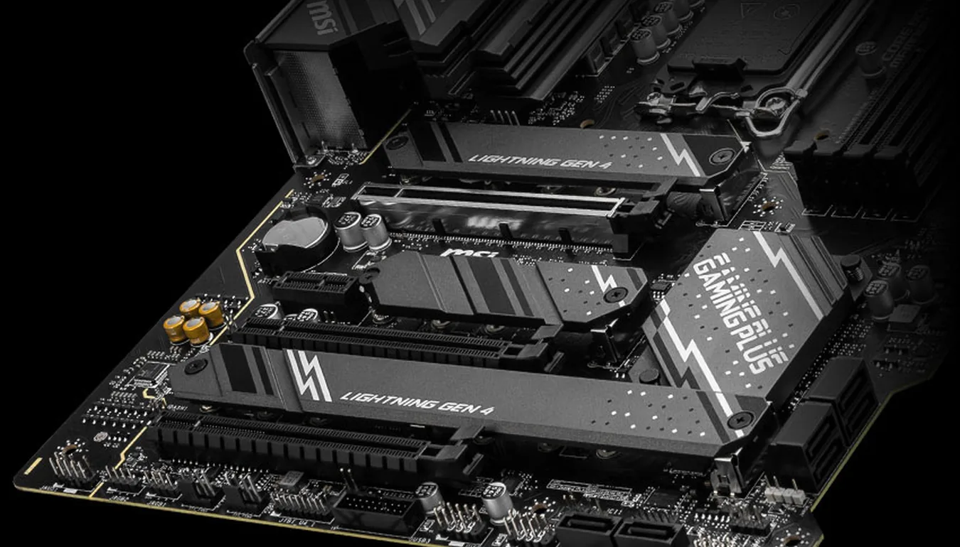 Disipadores M.2 Shield Frozr de la MSI Z790 GAMING PLUS WIFI