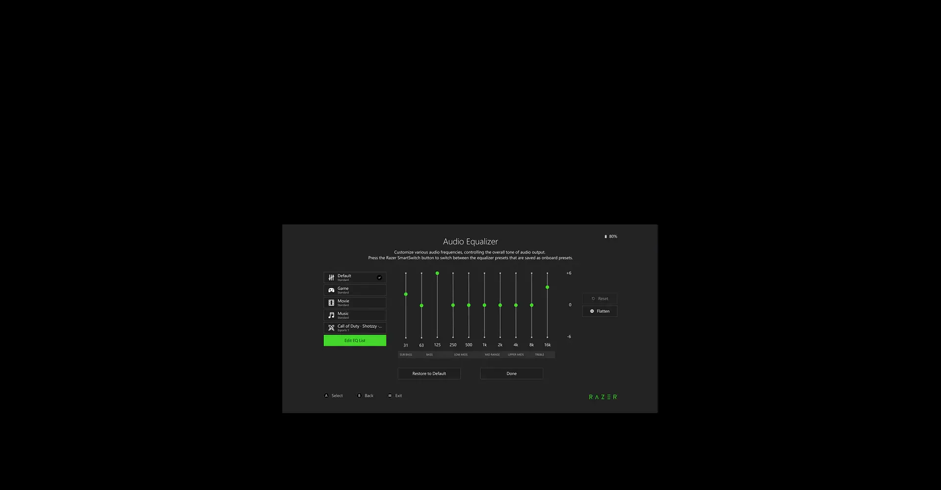 Razer Audio Setup for Xbox