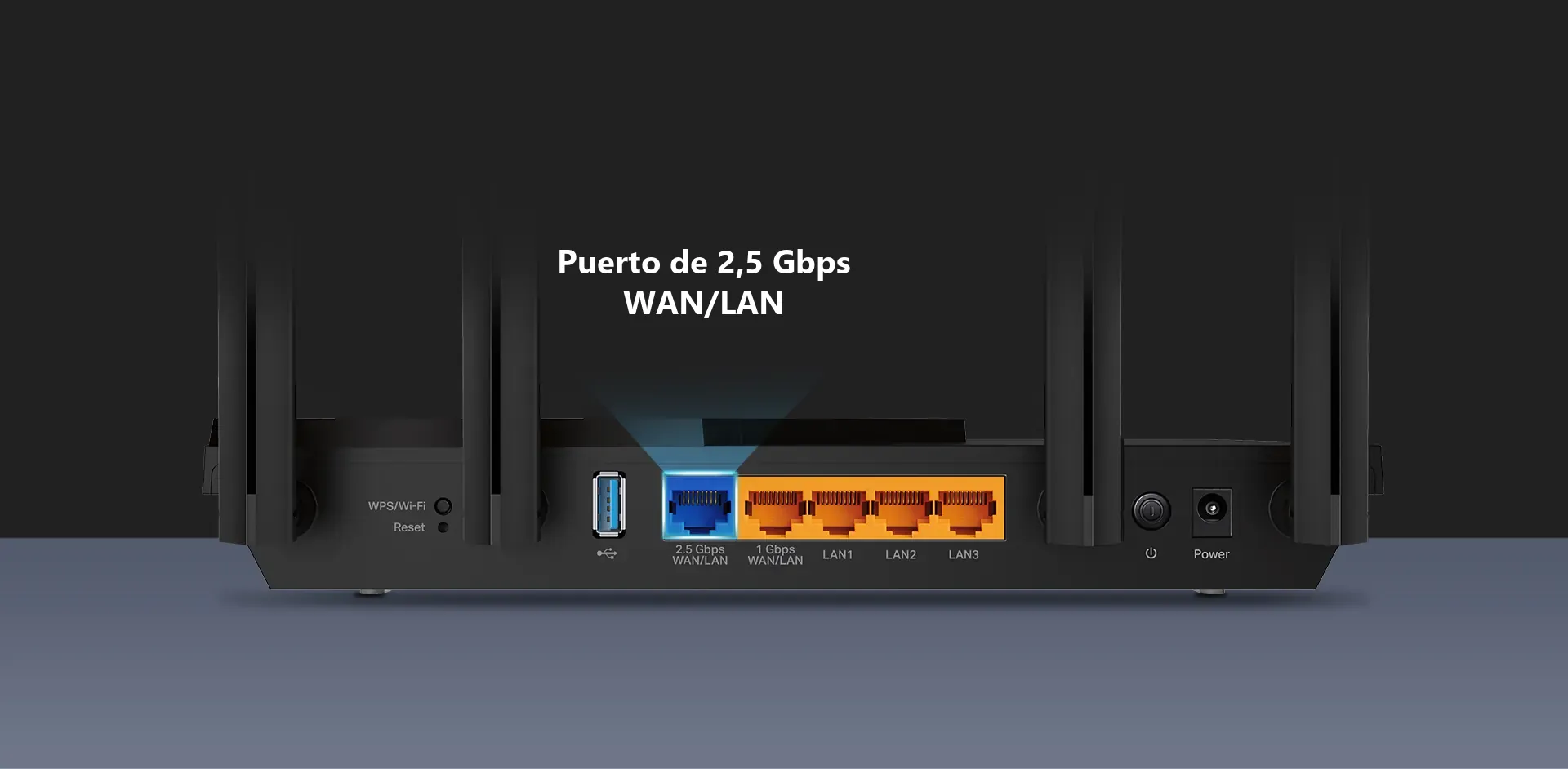 Conexión por cable multigigabit