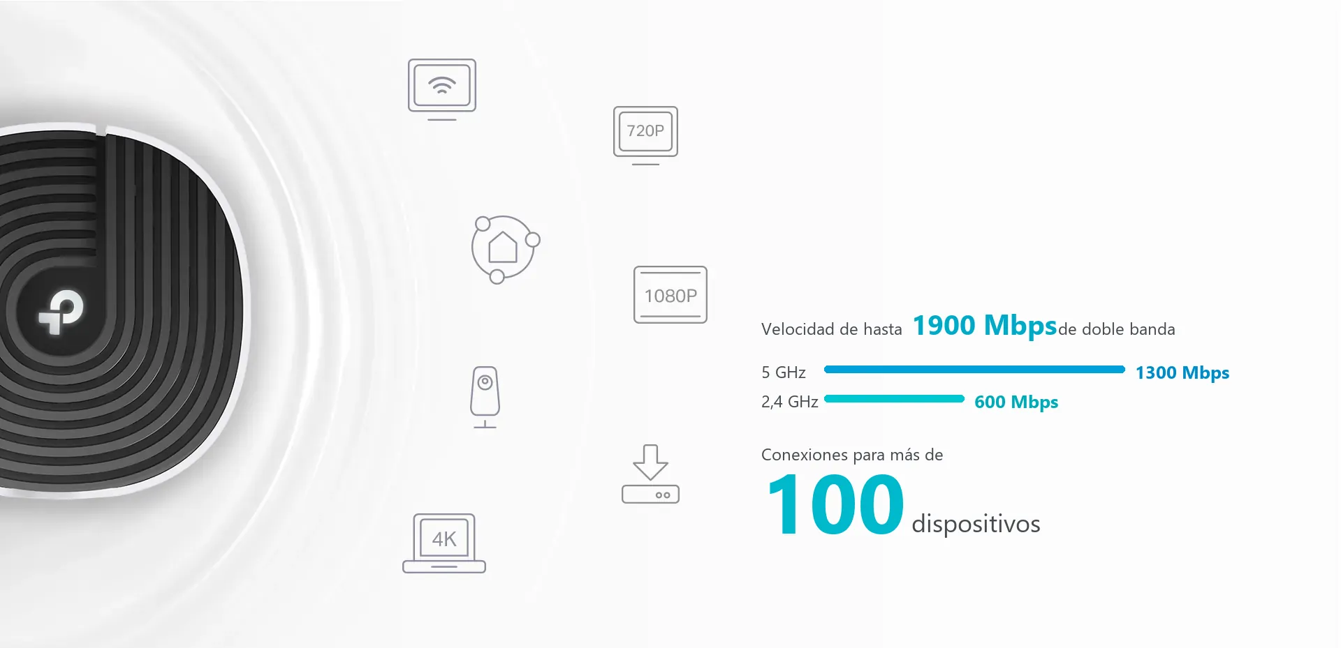 Conectá más de 100 dispositivos a la vez
