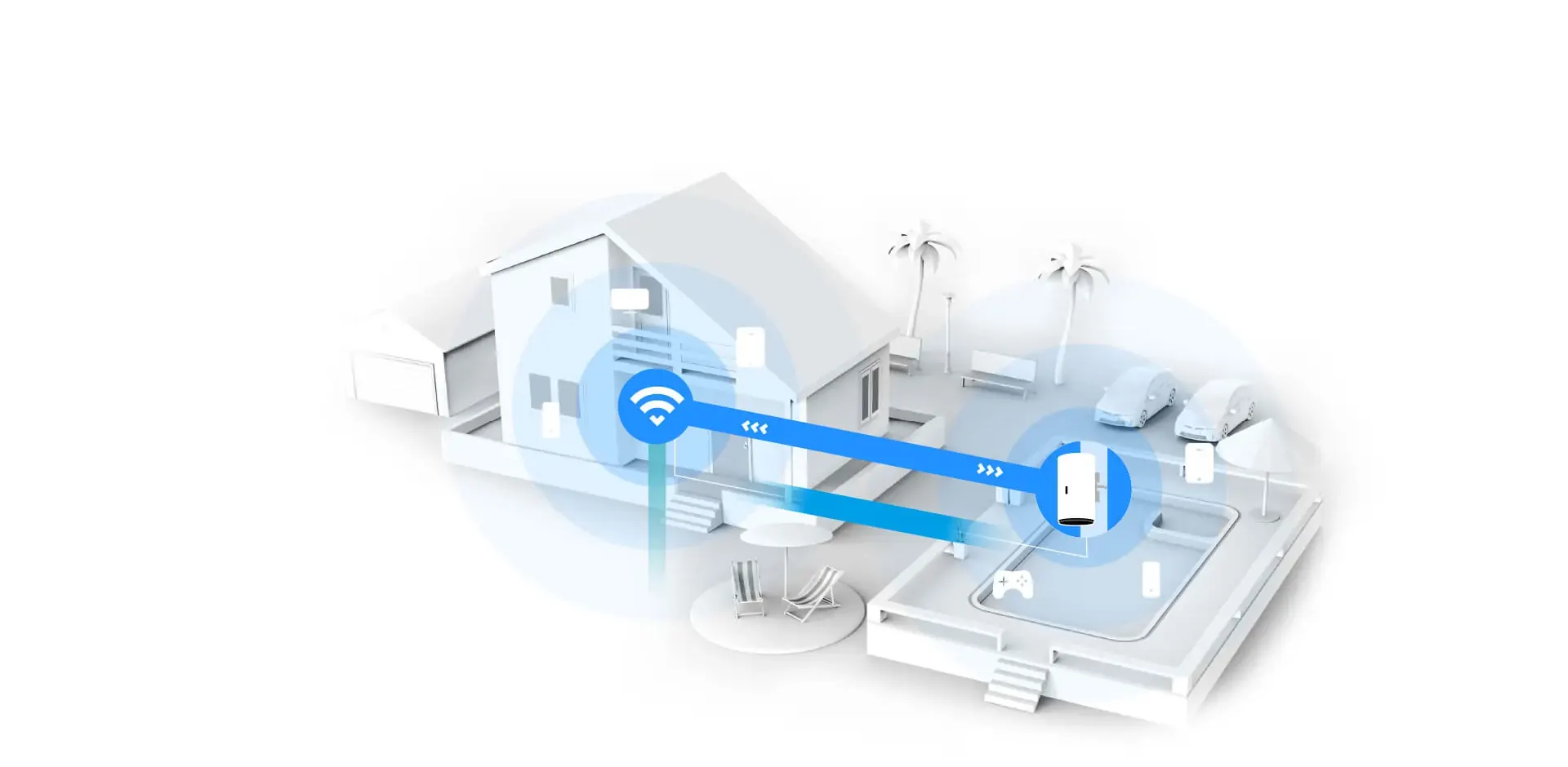 Wi-Fi rápido y estable en exteriores