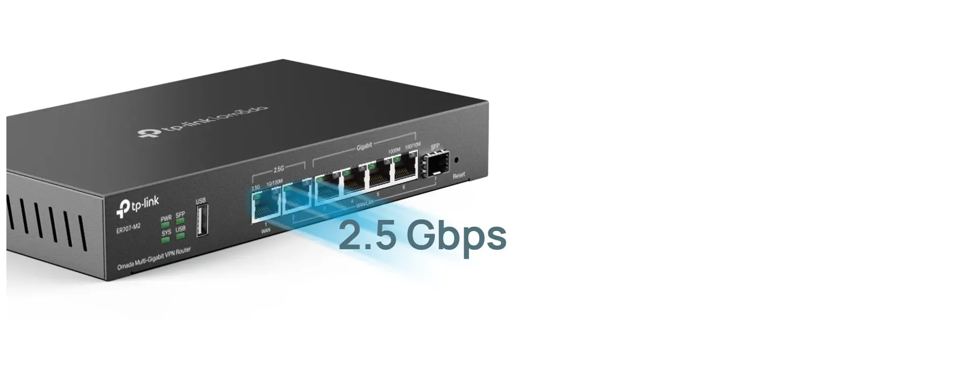 Dos puertos de 2,5 Gbps para redes con mucha demanda