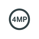 Alta definición de 4 MP