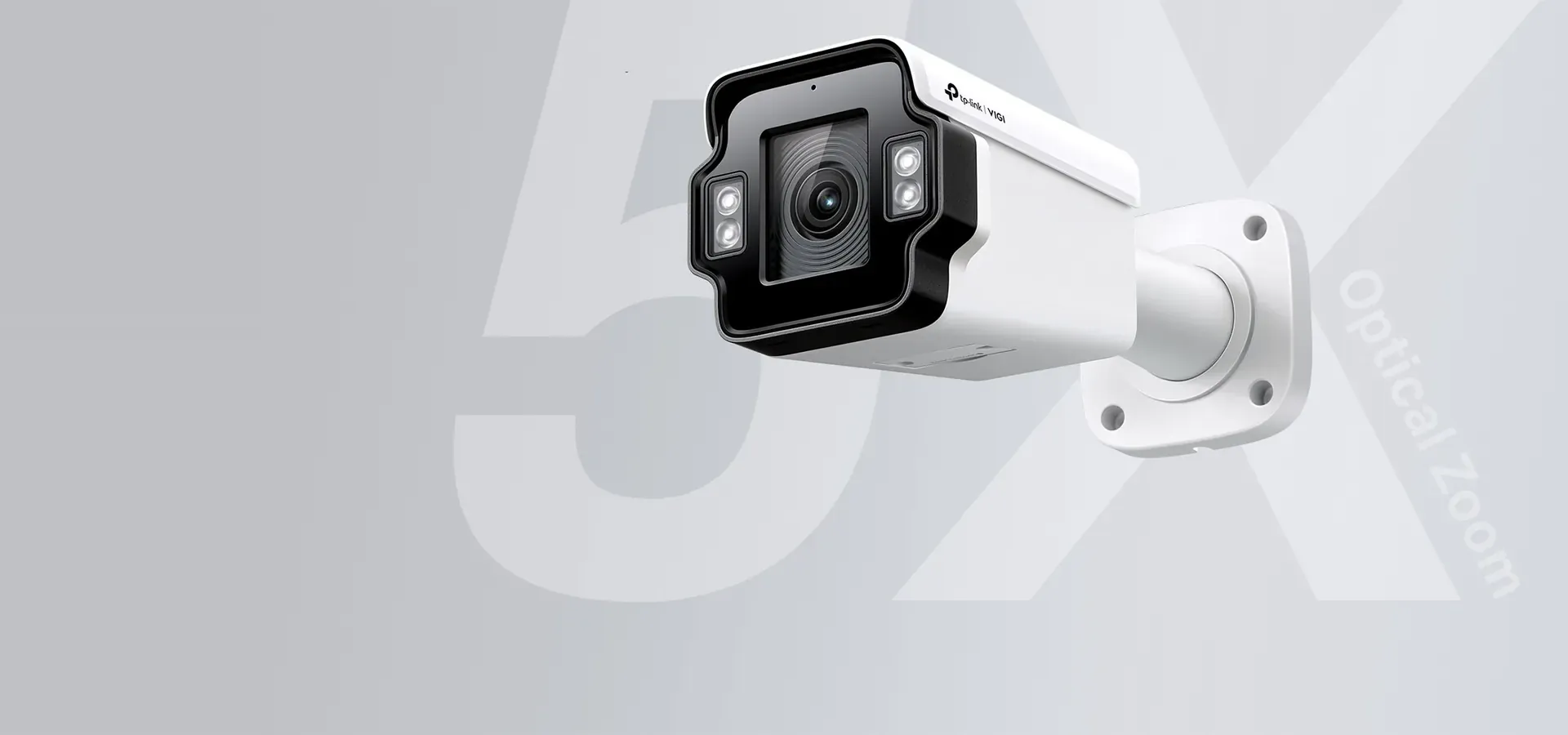 Cámara IP TP-Link VIGI InSight S345ZI bullet varifocal motorizada de 4 MP con zoom óptico 5X