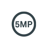 Alta definición de 5 MP
