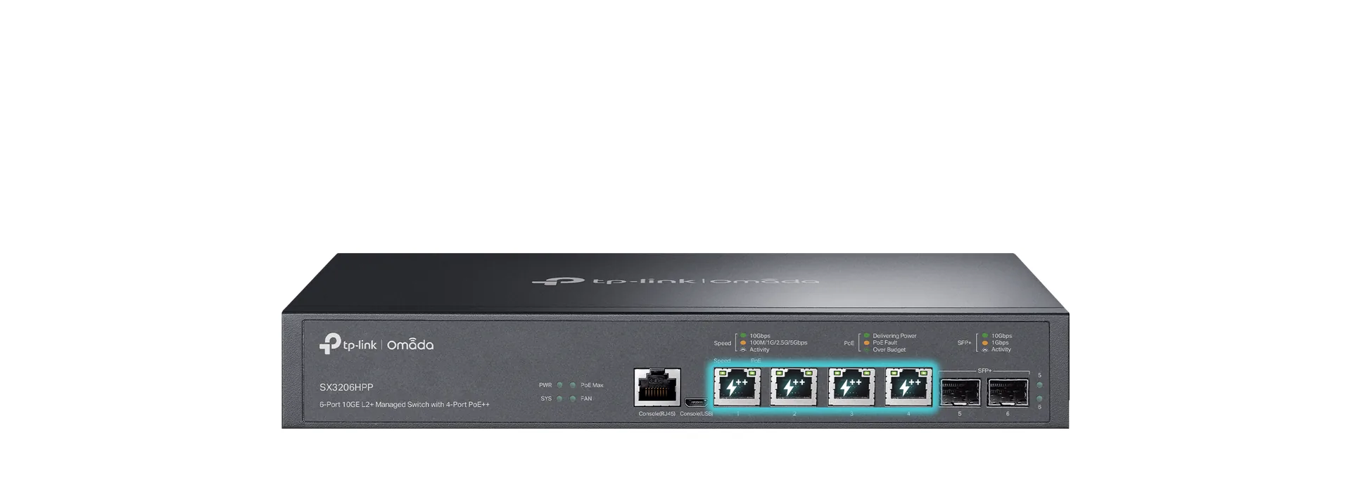 Puertos 10G PoE++ para Wi-Fi 6 y Wi-Fi 7