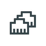 Dos puertos Ethernet