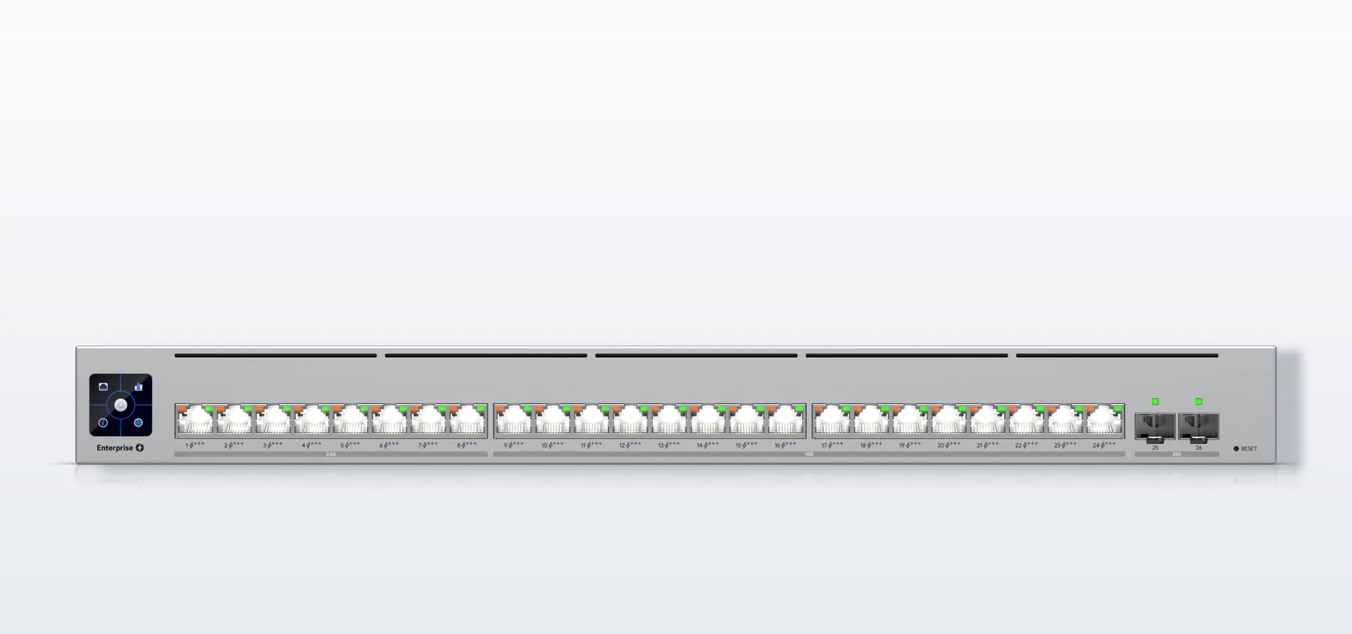 24 puertos multigigabit con PoE+++