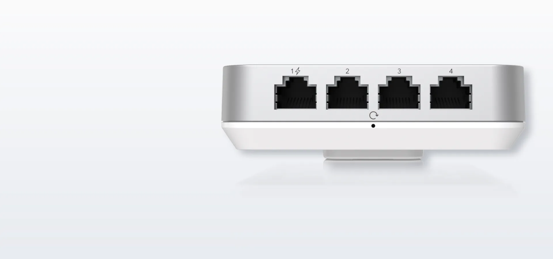 Switch de 4 puertos incorporado