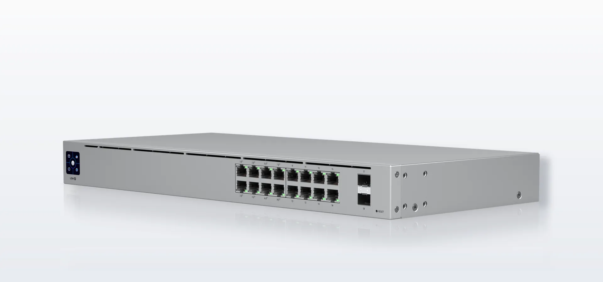 16 puertos Gigabit, 8 con PoE+