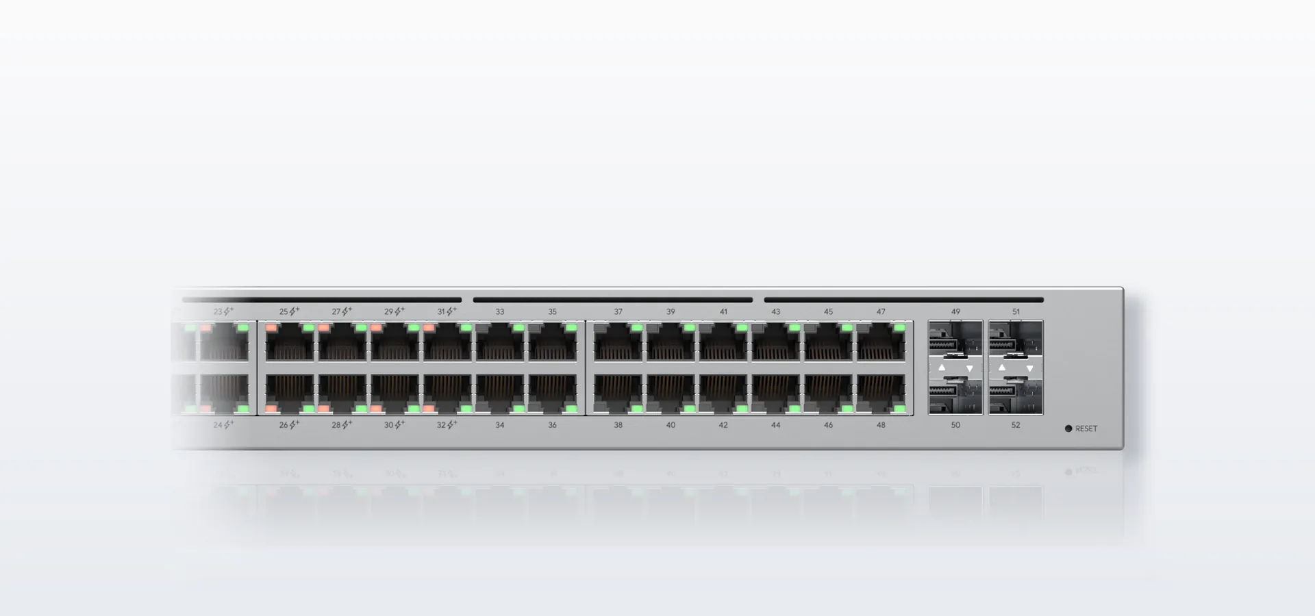 4 puertos SFP de 1G para fibra