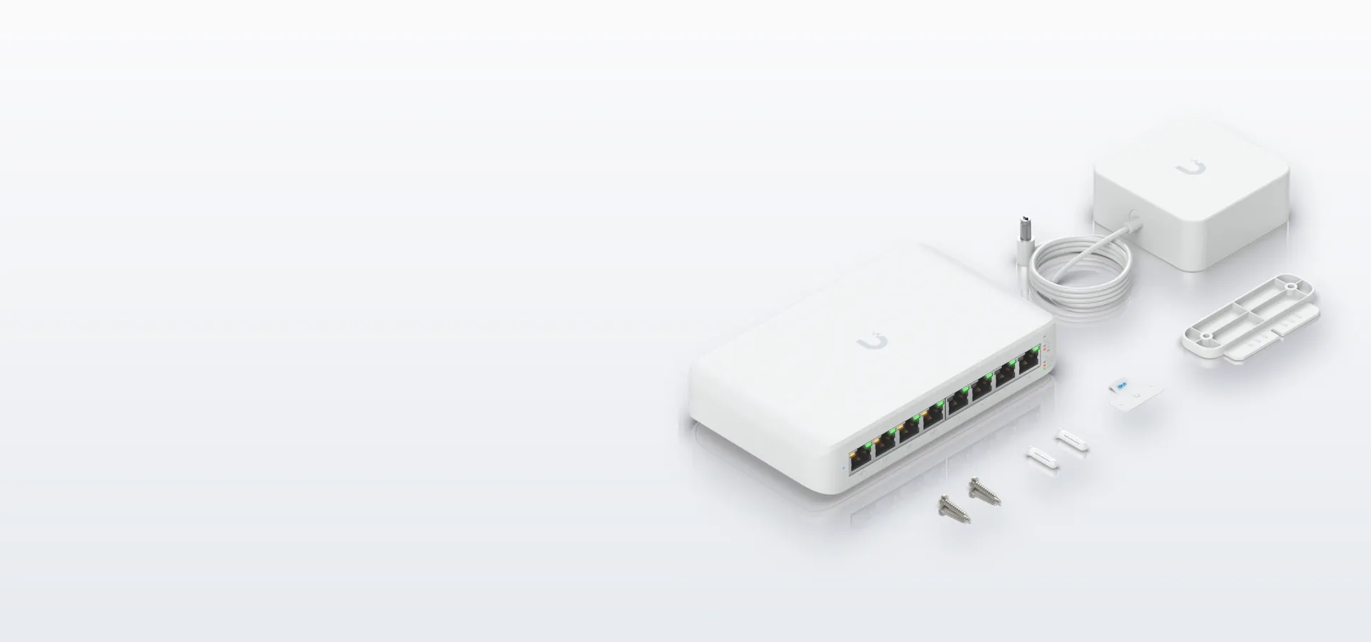 52 W de PoE con el adaptador incluido