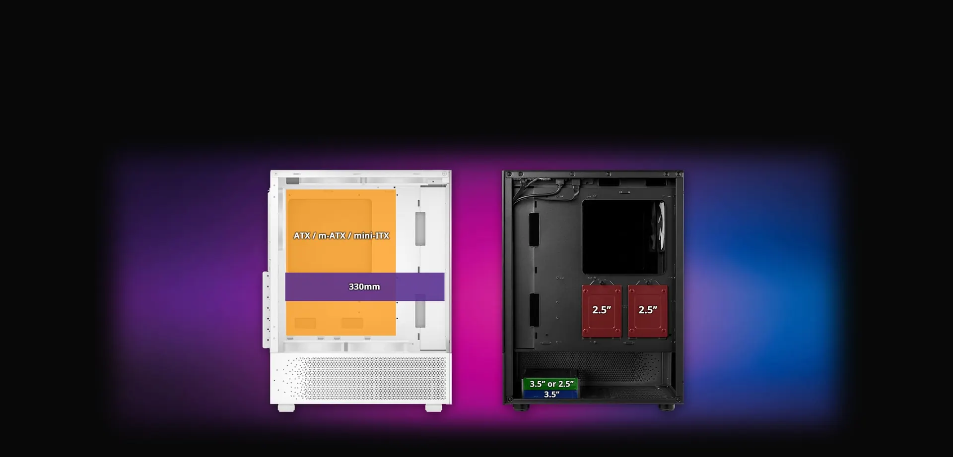Entra una placa ATX en poco espacio